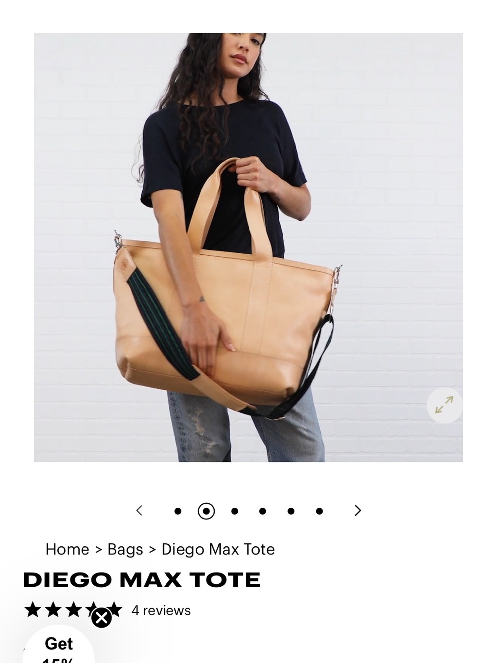 RARE Consuela Oversized Tote - Picture 4 of 5